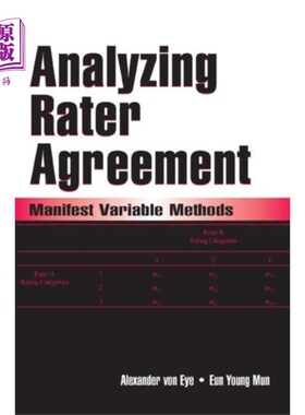 海外直订Analyzing Rater Agreement 分析评级协议