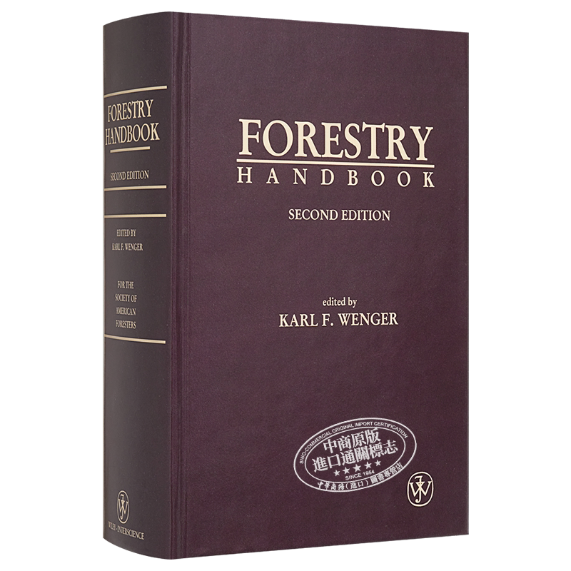 现货 林业手册 第2版 Forestry Handbook 2Nd Edition 英文原版 Karl Wenger wiley【中商原版】