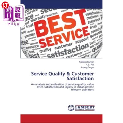 海外直订Service Quality & Customer Satisfaction 服务质量和客户满意度