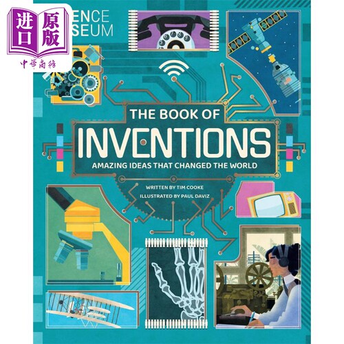 发明之书 改变世界的惊人想法 The Book Inventions Amazing Ideas Changed the World 英文原版 Tim Cooke【中商原版】