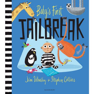 现货 异想天开的宝宝2 Babys First Jailbreak 英文原版 儿童绘本 搞笑故事图画书 进口图书 Bloomsbury故事绘本【中商原版】