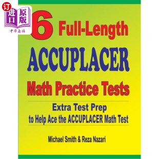 Tests the Full Extra Practice Accuplacer Ace Test 6个完整 Math Help Length 海外直订6 Accup Prep