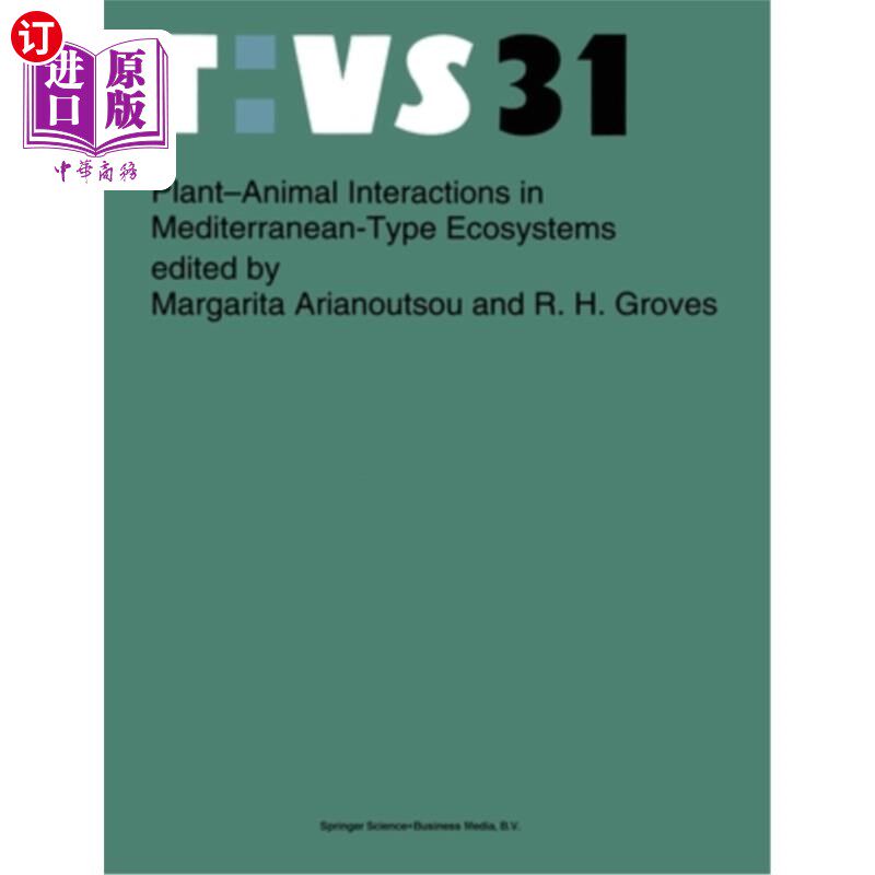 海外直订Plant-Animal Interactions in Mediterranean-Type Ecosystems 地中海型生态系统中的植物-动物相互作用