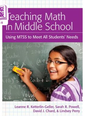 海外直订Teaching Math in Middle School: Using Mtss to Meet All Students' Needs 中学数学教学:利用mss满足所有学生的需