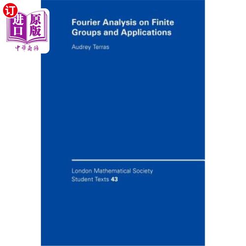 海外直订Fourier Analysis on Finite Groups and Applications 有限群的傅立叶分析及其应用