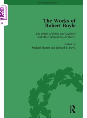 海外直订Works of Robert Boyle, Part I Vol 5 罗伯特·波义耳作品，第一部分，第五卷