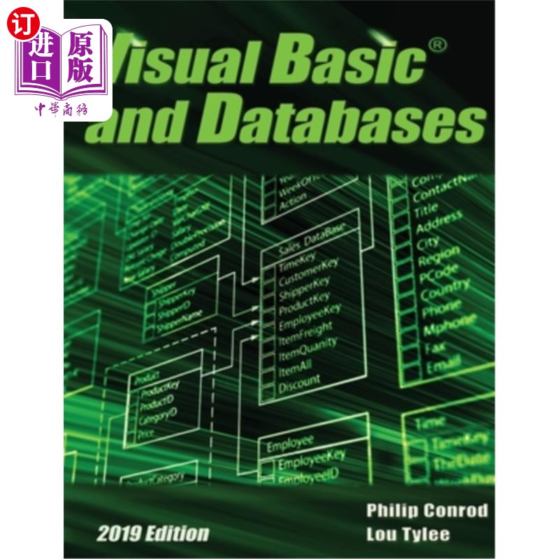 海外直订Visual Basic and Databases 2019 Edition: A Step-By-Step Database Programming Tut Visual Bas