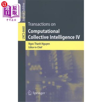 海外直订Transactions on Computational Collective Intelligence IV 计算集体智能汇刊4