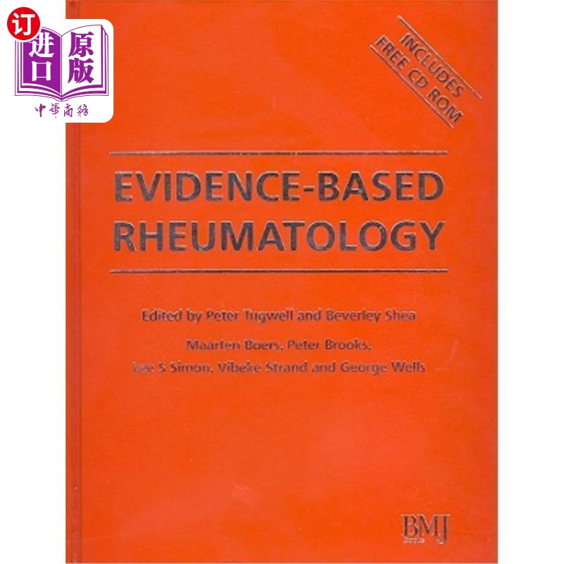 海外直订医药图书Evidence-Based Rheumatology [With CDROM] 循证风湿病学