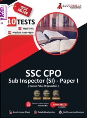 海外直订SSC CPO Sub Inspector (SI) Paper I Exam 2023 (English Edition) - 7 Mock Tests an SSC CPO副督察