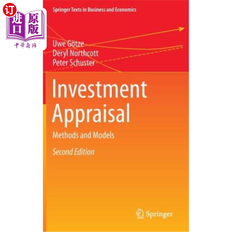 海外直订Investment Appraisal: Methods and Models 投资评估:方法与模型
