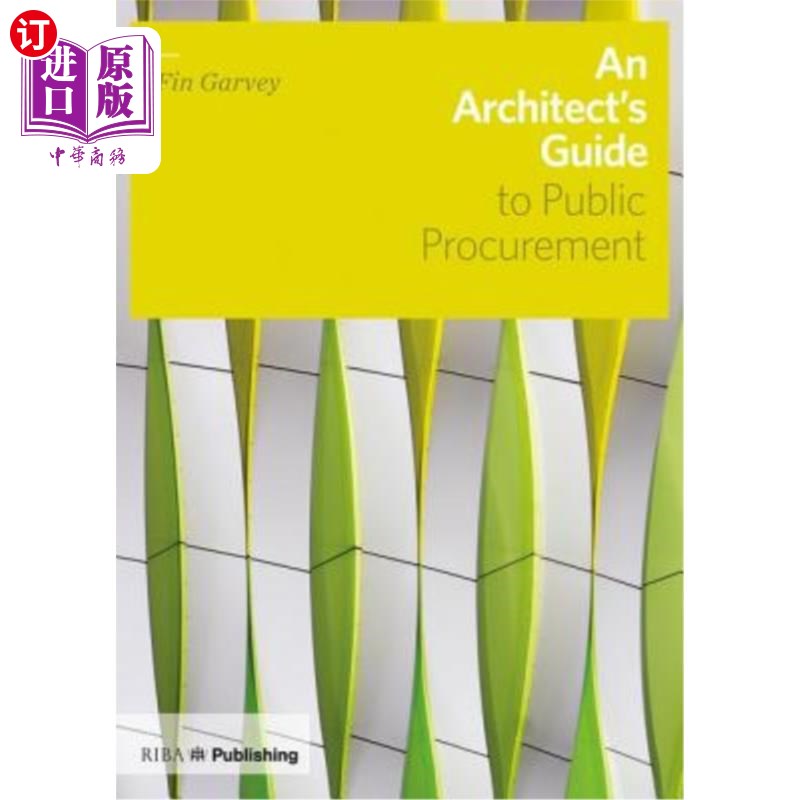 海外直订An Architect's Guide to Public Procurement 建筑师公共采购指南