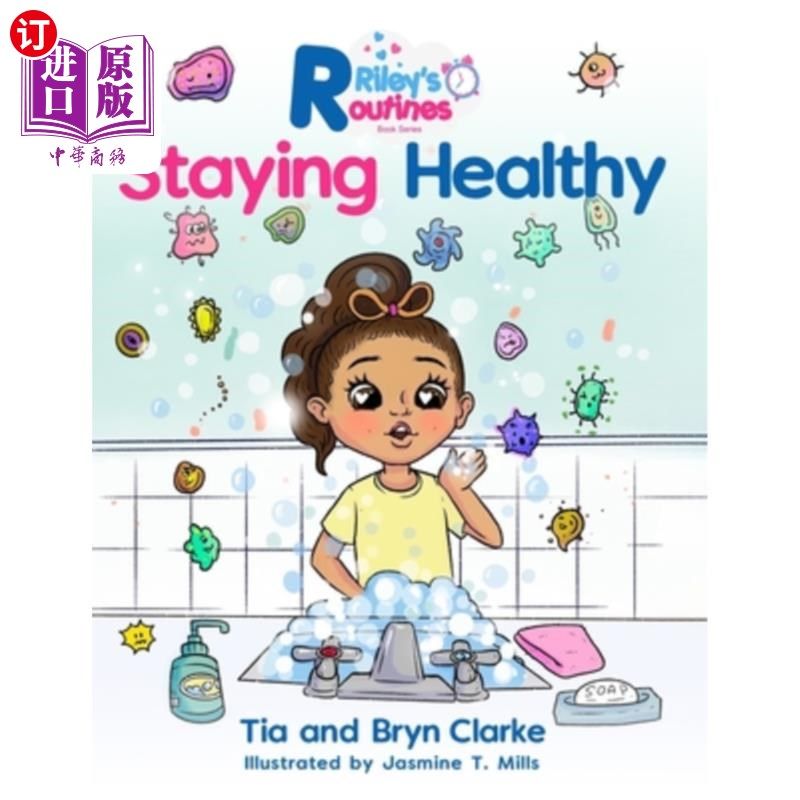 海外直订rileys routines: staying healthy 莱利的日常生活:保持