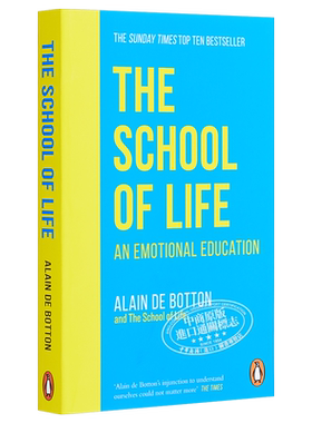 预售 The School of Life:An Emotional Education 英文原版 学校生活 情感教育 Alain de Botton 阿兰德波顿 【中商原版】