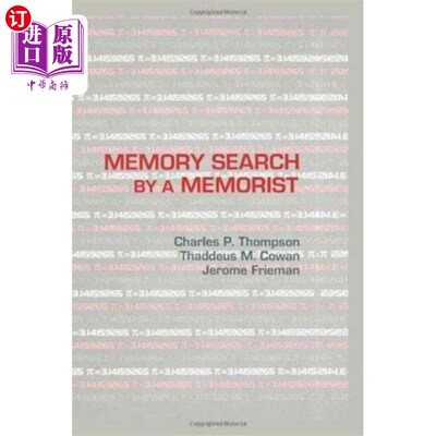 海外直订Memory Search By A Memorist 记忆器搜索记忆