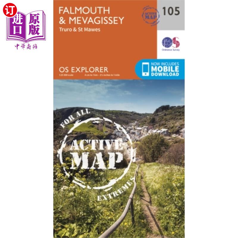 海外直订Falmouth and Mevagissey, Truro and St Mawes 法尔茅斯和梅瓦吉西，特鲁罗和圣马维斯