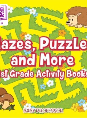 海外直订Mazes, Puzzles and More 1st Grade Activity Books 迷宫、拼图和第一年级活动书籍
