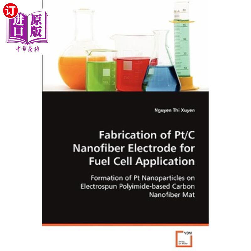海外直订Fabrication of Pt/C Nanofiber Electrode for Fuel Cell Application 燃料电池用Pt/C纳米纤维电极的制备
