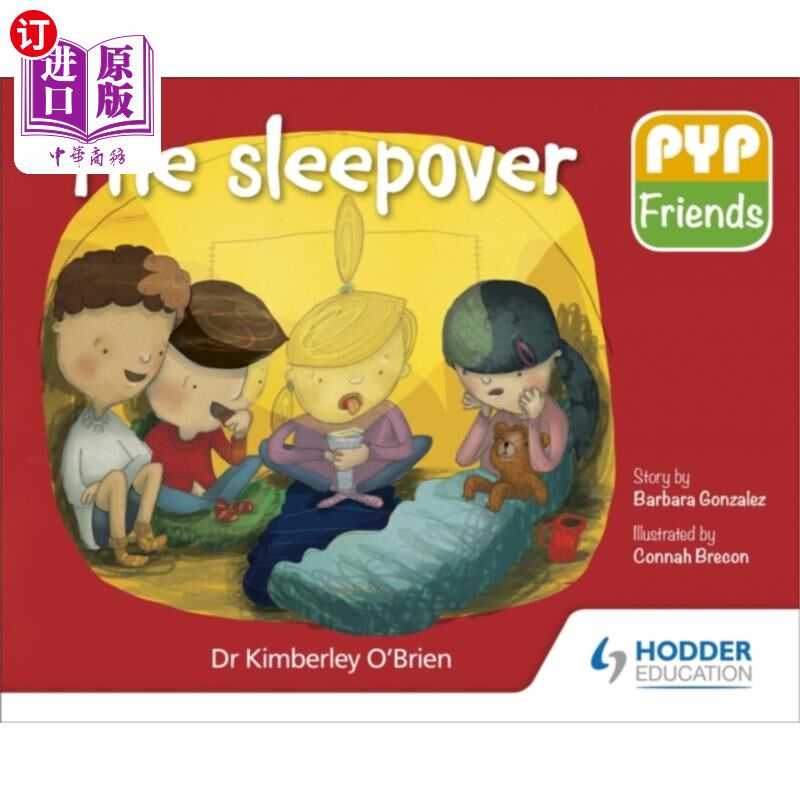 海外直订PYP Friends: The sleepover PYP朋友:通宵派对