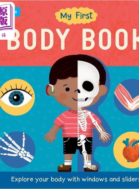 我的小小身体 My First Body Book 英文原版 儿童纸板书早教认知识物 绘本图画书 精品绘本 亲子读物 学龄前童书【中商原版】