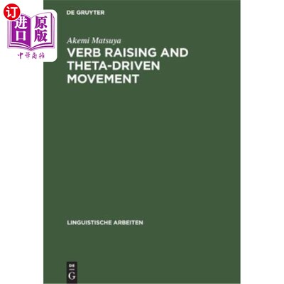 海外直订Verb Raising and Theta-Driven Movement 动词提升和西塔驱动运动