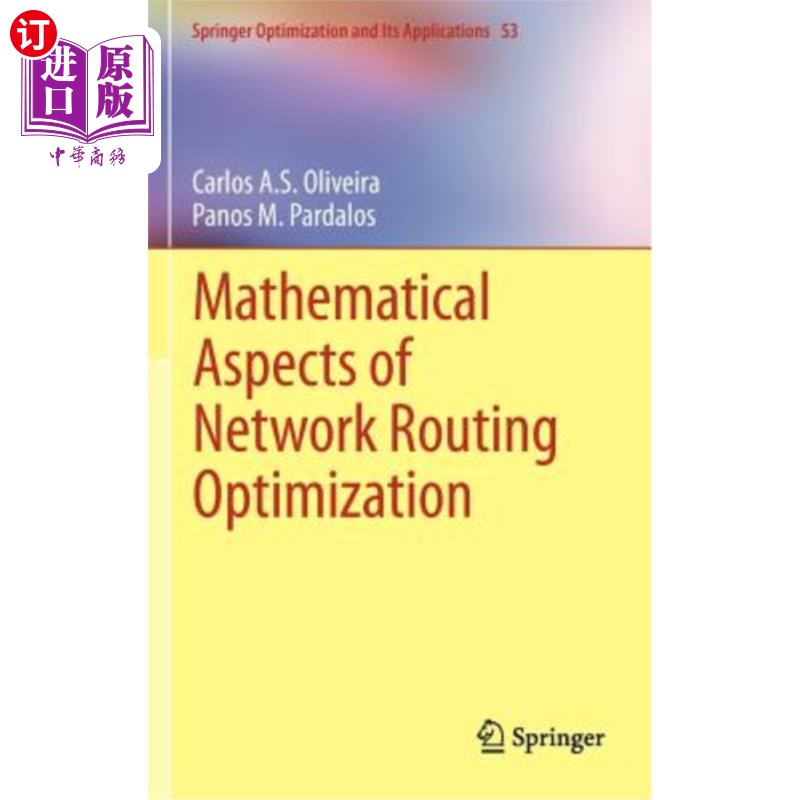 海外直订Mathematical Aspects of Network Routing Optimization 路由优化的数学方面