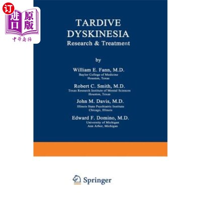 海外直订医药图书Tardive Dyskinesia: Research & Treatment 迟发性运动障碍的研究与治疗