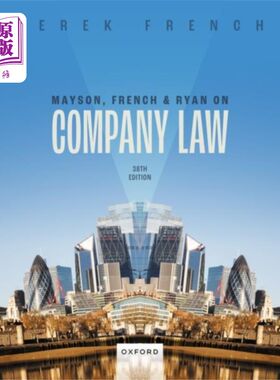 海外直订Mayson, French, and Ryan on Company Law Mayson, French和Ryan关于公司法