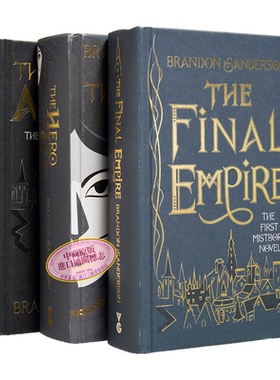 迷雾之子三部曲 收藏版 英文原版 A Mistborn Novel Collector's Edition 布兰登 山德森 Brandon Sanderson【中商原版】