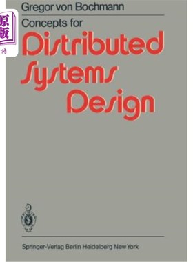 海外直订Concepts for Distributed Systems Design 分布式系统设计概念