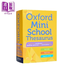 Oxford Mini School Thesaurus 牛津迷你学校同义词词典 小学生字词典英文原版进口图书参考工具书英语单词汇学习【中商原版】