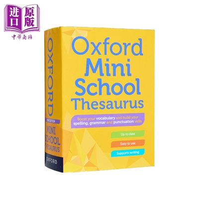 Oxford Mini School Thesaurus 牛津迷你学校同义词词典 小学生字词典英文原版进口图书参考工具书英语单词汇学习【中商原版】