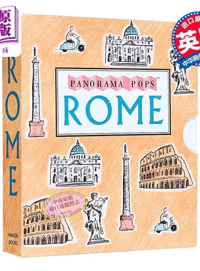 罗马 Walker全景立体书系列 精美折叠插画 Rome Panorama Pops 英文原版 Kristyna LittenKristyna Litten【中商原版】