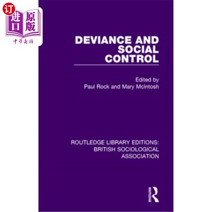 海外直订Deviance and Social Control 越轨与社会控制