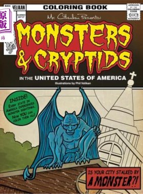 海外直订Mr. Cthulhu Presents: Monsters and Cryptids in the United States of America: Col CThulhu先生介