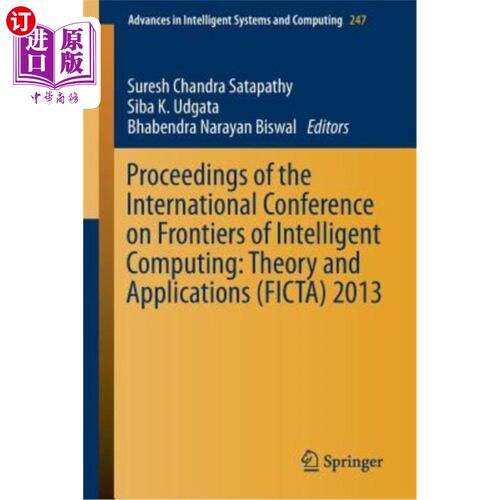 海外直订Proceedings of the International Conference on Frontiers of Intelligent Computin 2013年国际智能计算前沿会议