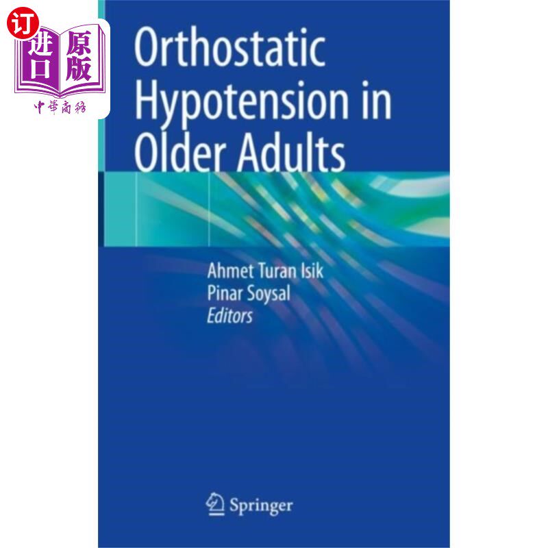 海外直订医药图书Orthostatic Hypotension in Older Adults 老年人直立性低血压