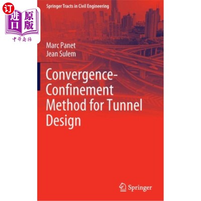 海外直订Convergence-Confinement Method for Tunnel Design 隧道设计的收敛约束法