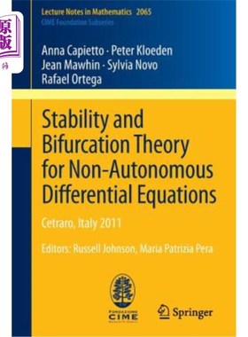 海外直订Stability and Bifurcation Theory for Non-Autonomous Differential Equations: Cetr 非自治微分方程的稳定性和分