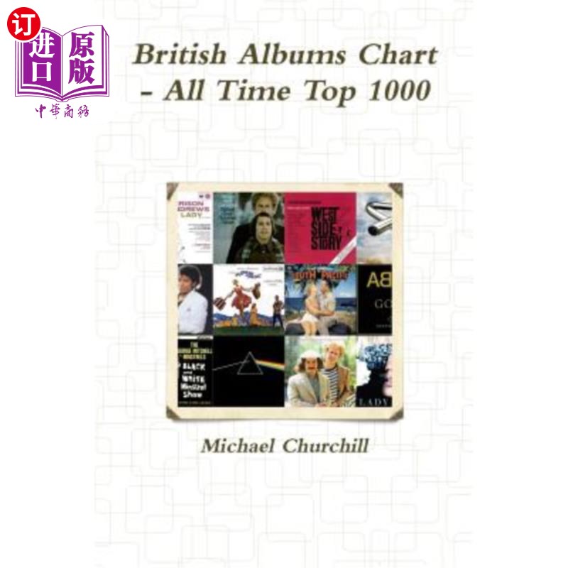海外直订British Albums Chart - All Time Top 1000 英国唱片排行榜-总排行榜前1000名