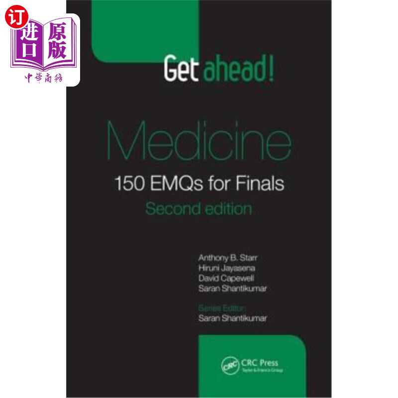 海外直订医药图书Get Ahead! Medicine: 150 Emqs for Finals, Second Edition 加油！医学：期末考试150个EMQ，第二版