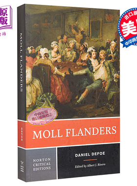 墨尔 弗兰德斯 诺顿文学解读系列 英文原版 Norton Critical Editions Moll Flanders Daniel Defoe【中商原版】