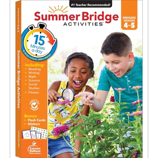 暑期衔接活动练习册 4-5年级Summer Bridge Activities 4th to 5th Grade Workbook 英文原版 小学教材教辅参考书【中商原版?