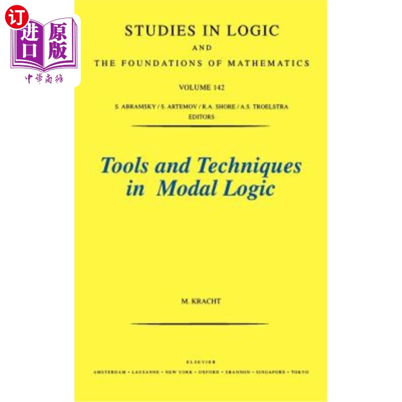 海外直订Tools and Techniques in Modal Logic 模态逻辑中的工具与技巧