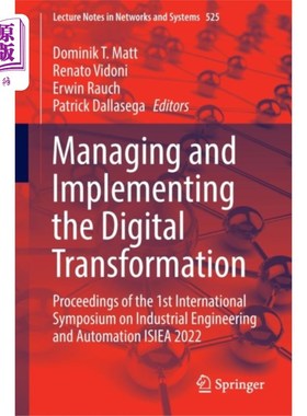 海外直订Managing and Implementing the Digital Transforma... 管理和实施数字化转型