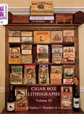 海外直订Cigar Box Lithographs Vol. 3 雪茄盒石版画卷3