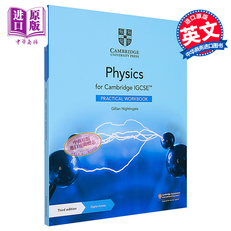 现货 Cambridge IGCSE Physics Practical Workbook with Digital Access剑桥IGCSE物理实践手册有答案带线上资源【中商原版】