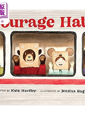 现货 Jessixa Bagley Courage Hats 勇气的帽子 英文原版儿童精品绘本 动物及动物故事主题 3到6岁【中商原版】
