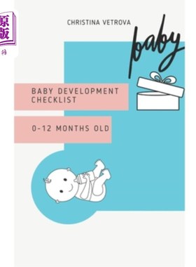 海外直订Baby development checklist: 0-12 months old 婴儿发育检查表:0-12个月