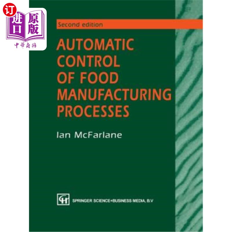 海外直订Automatic Control of Food Manufacturing Processes 食品生产过程的自动控制